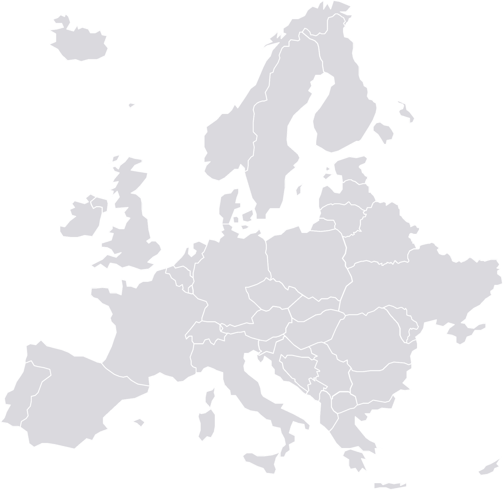 Karte von Europa
